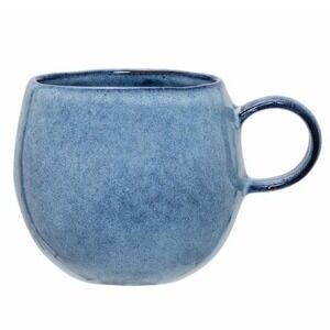 Bloomingville Blue Stoneware Sandrine Mug Nordic Glaze Finish NWOT